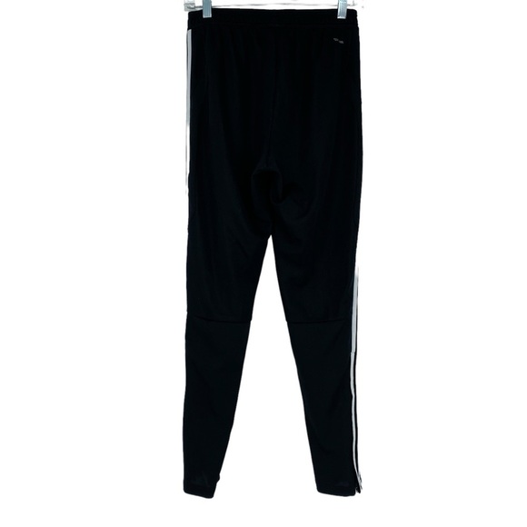 Adidas climacool athletic athleisure black 3 stripe pants sz small - Picture 3 of 14